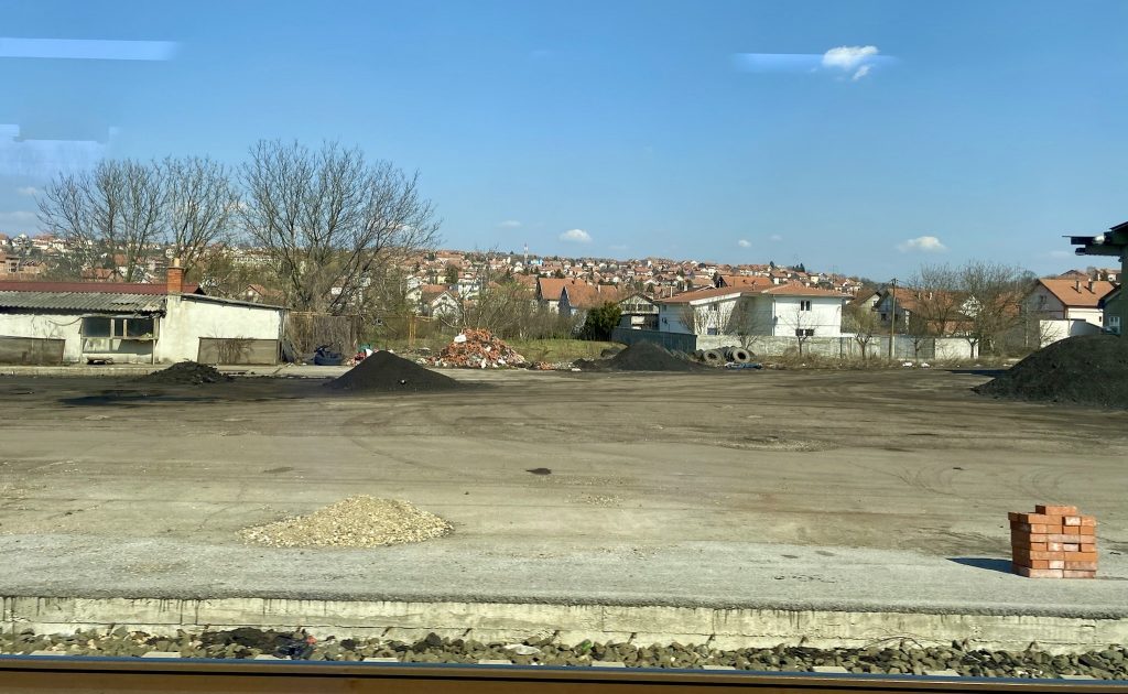 セルビア鉄道　車窓